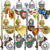 10pcs Kids Toys Middle Ages Ancient Greek Heavy Infantry Armored Knight Archer Military Figures Combat Equipment Model Boys Gifts