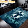Custom Name Monterrey Emblem Design  Rug, Office Rug, Chair Rug, Carpet for Living Rooms, Doormat Game Rug Home Decor Christmas Gifts