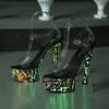 Женская обувь на прозрачном каблуке на платформе Sapatos De Mujer Женские сандалии
