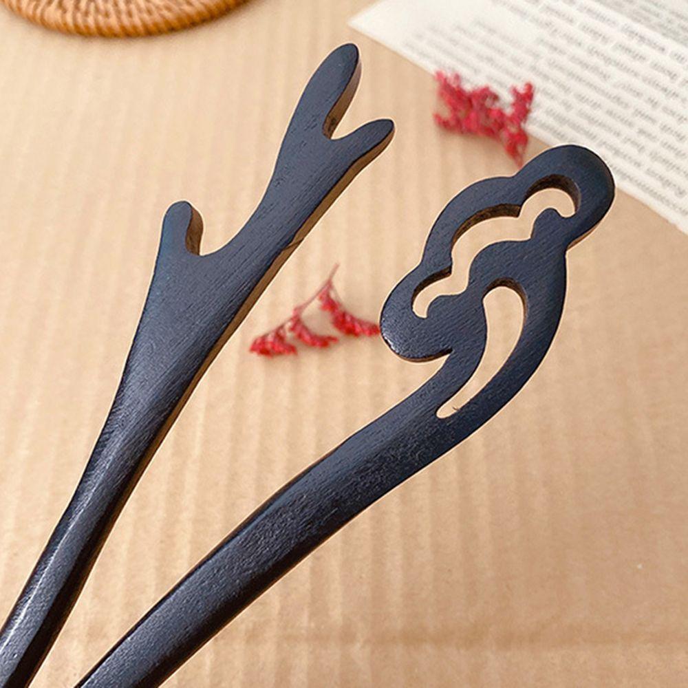 Women Hair Care Carved Handmade Styling Tools Hairpin Hair Accessories Chopstick Hair Stick