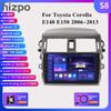 Android 12 2Din Car Radio Navigation GPS Multimedia Video Player for Toyota Corolla E140 E150 2006 2007-2013 2 Din Intelligent Screen Stereo RDS BT
