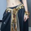 Новая джазовая танцевальная пукающая шторка с пайетками, k-pop бахромой на талии, танцевальная талия, с хип-хоп набедренной повязкой-цепочкой на талию.
