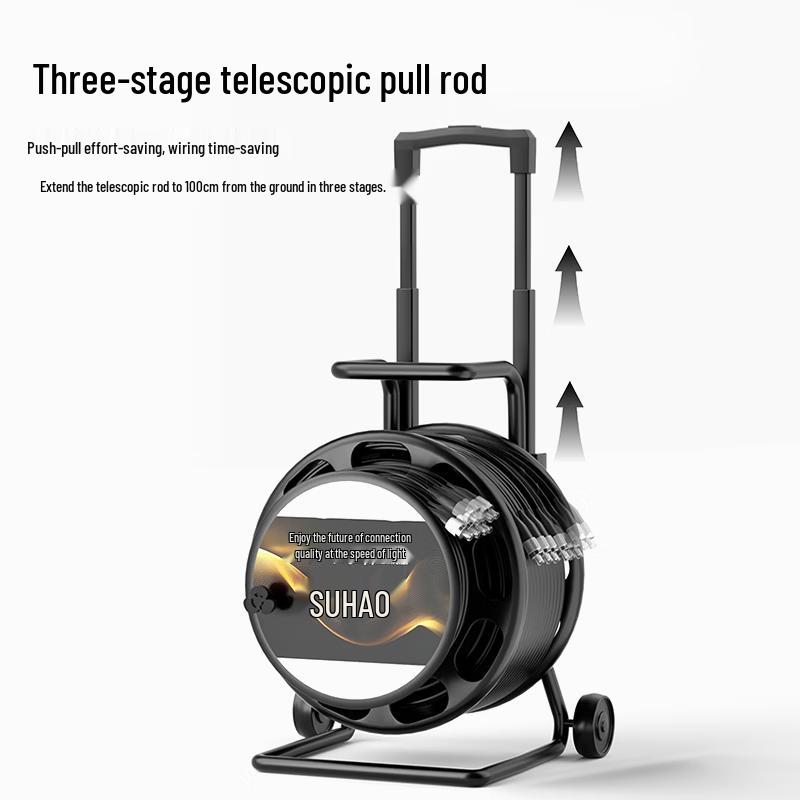 Suhao Outdoor Armored 8-Core Single Mode FC-FC Field Fiber Optic Cable