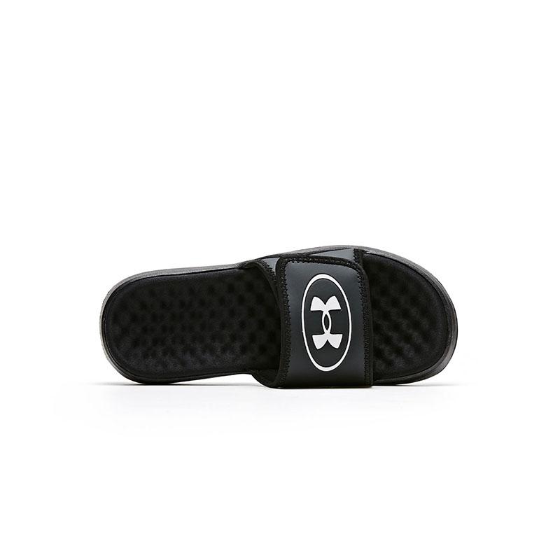 Under Armour Ignite Pro 8 Slide Boys Black White 6000202-001