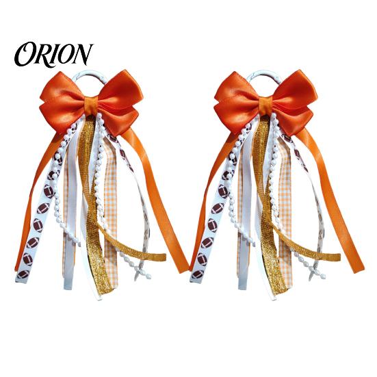 Boot Charm with Loop 2Pcs Ribbon Bow for Cowgirl Boots, Women Satin Western Decorations Hanging Ring, Universal Decoration Accessories