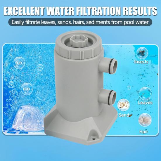 Swimming Pool Filter Pump 530GPH Electric Filter Pump Low Noise 120V 60Hz Above Ground Pool Filter Pump for Small Pool Fish Pond