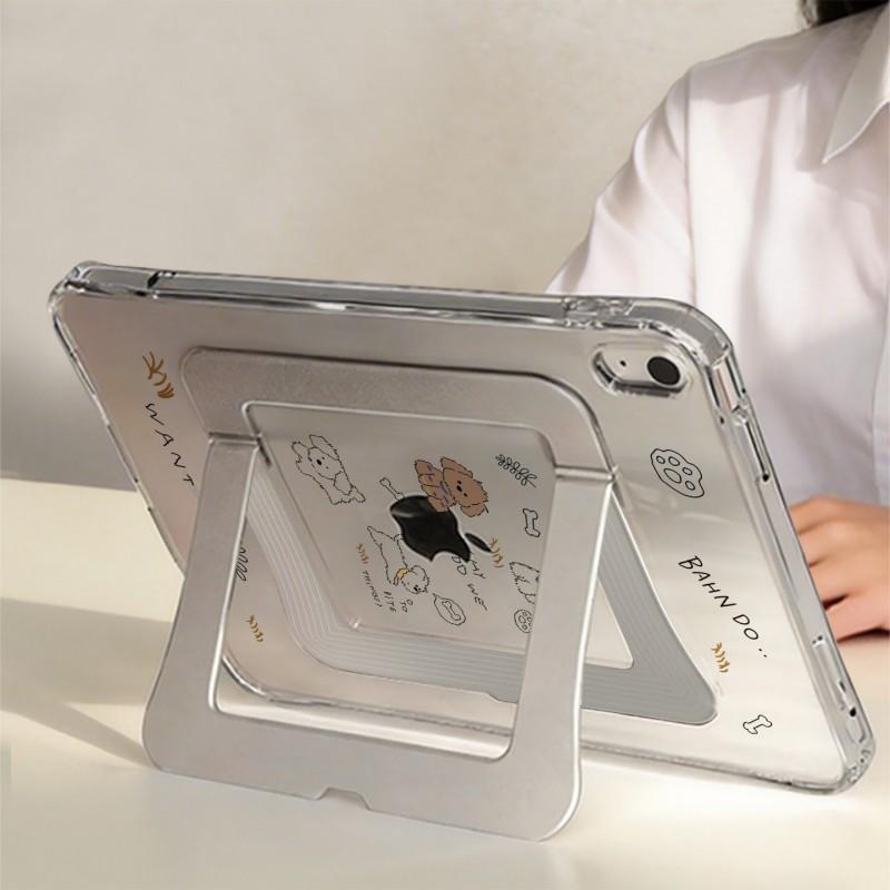 Милый Чехол-Подставка для iPad с Рисунком Щенка Air Mini Pro 10.9 11 13 Дюймов Смарт-Функция Сна