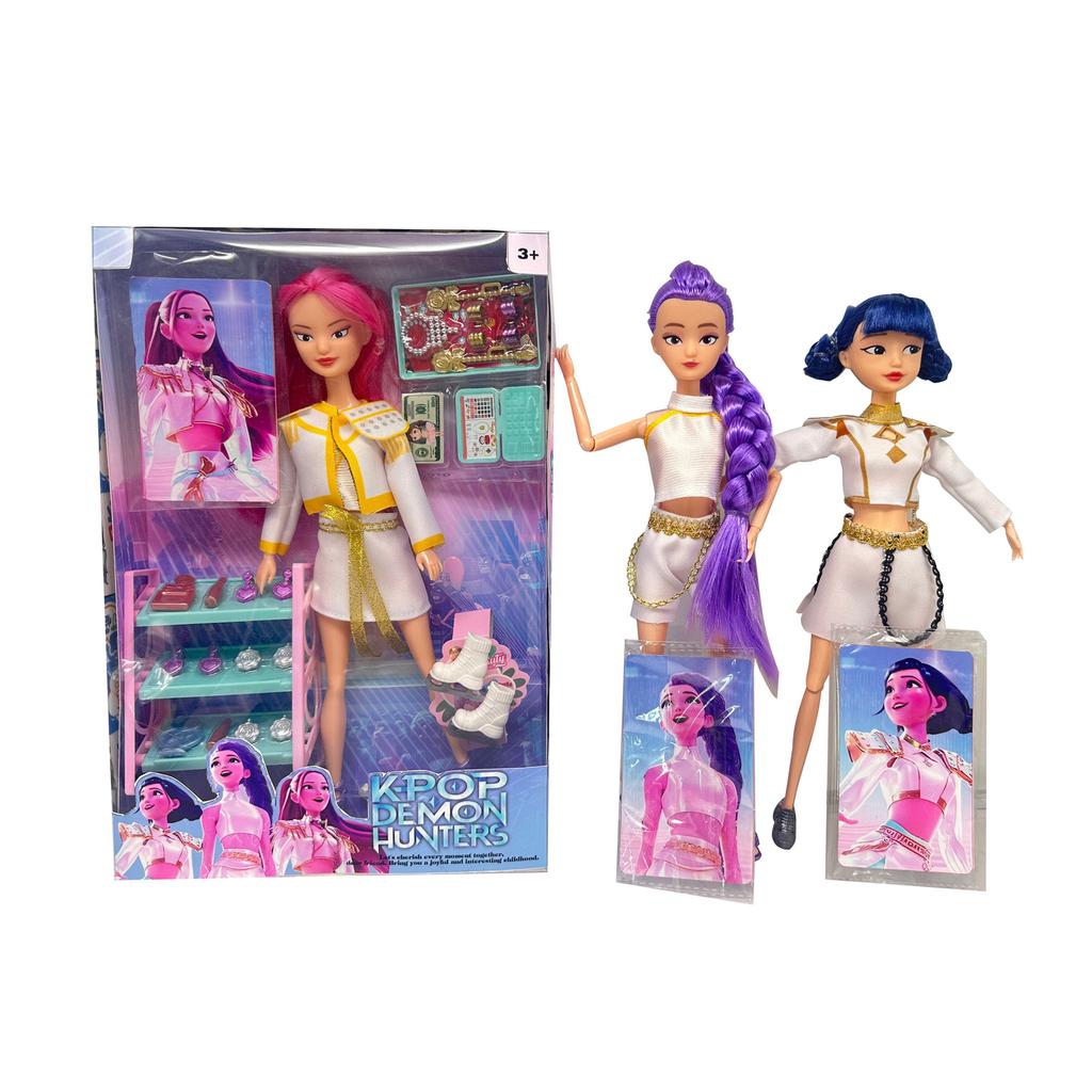 Dynamic Fantasy Hunter Girl Squad Animated Edition: 11.5-Inch 12-Joint Articulated Body with Colorful Lights and Theme Song