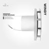 Bathroom fan WINDY 150 H+T SILVER
