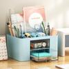 Ящик для хранения косметики, перегородка для хранения канцелярских товаров, прочный держатель с несколькими сетками, держатель для хранения канцелярских принадлежностей для студентов, прочный магазин