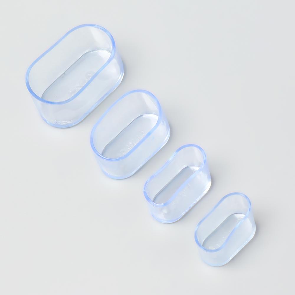 4 шт. Новые носки с круглым дном, нескользящие чехлы, накладки на ножки мебели, колпачки для ножек стула, силиконовые накладки