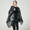 Women's Star Pattern Imitation Cashmere Extra Long Multi-use Shawl