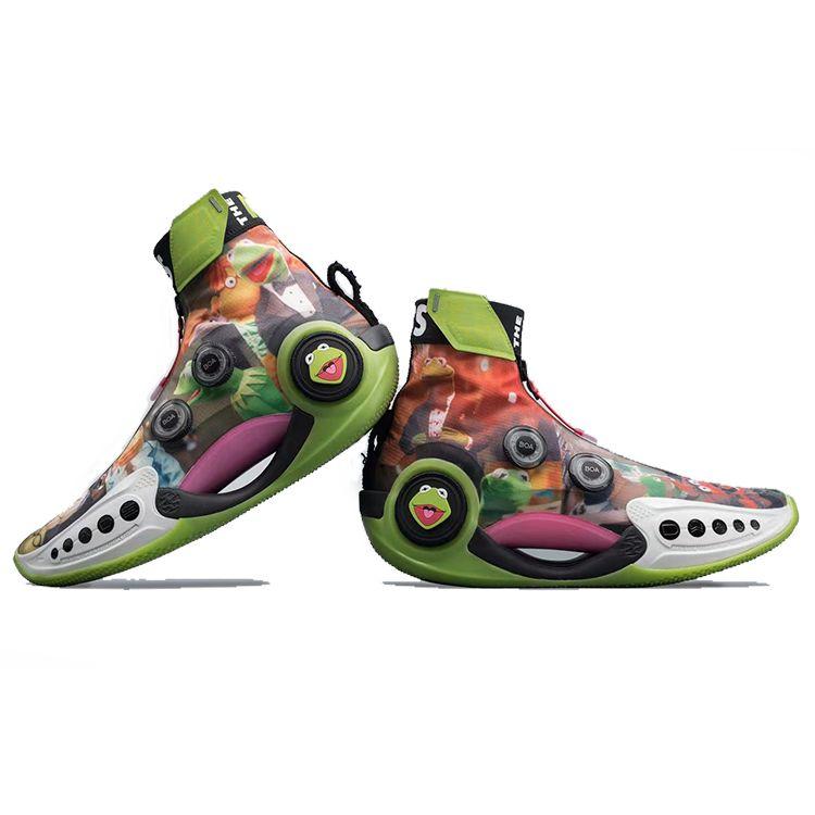 Баскетбольные кроссовки Li Ning The Muppets X WOW 9 High-Top Мужские кроссовки Многоцветный ABER003-13