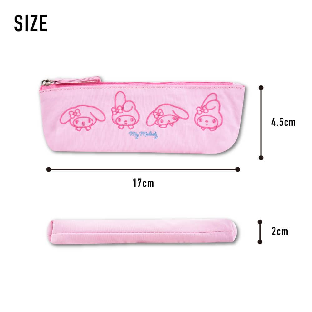 Hello Kitty face embroidered pen case SRTZ-283