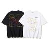 Off-White 2025 Summer New Colorful Cartoon Pattern Printed Short Sleeved T-shirt for Men and Women