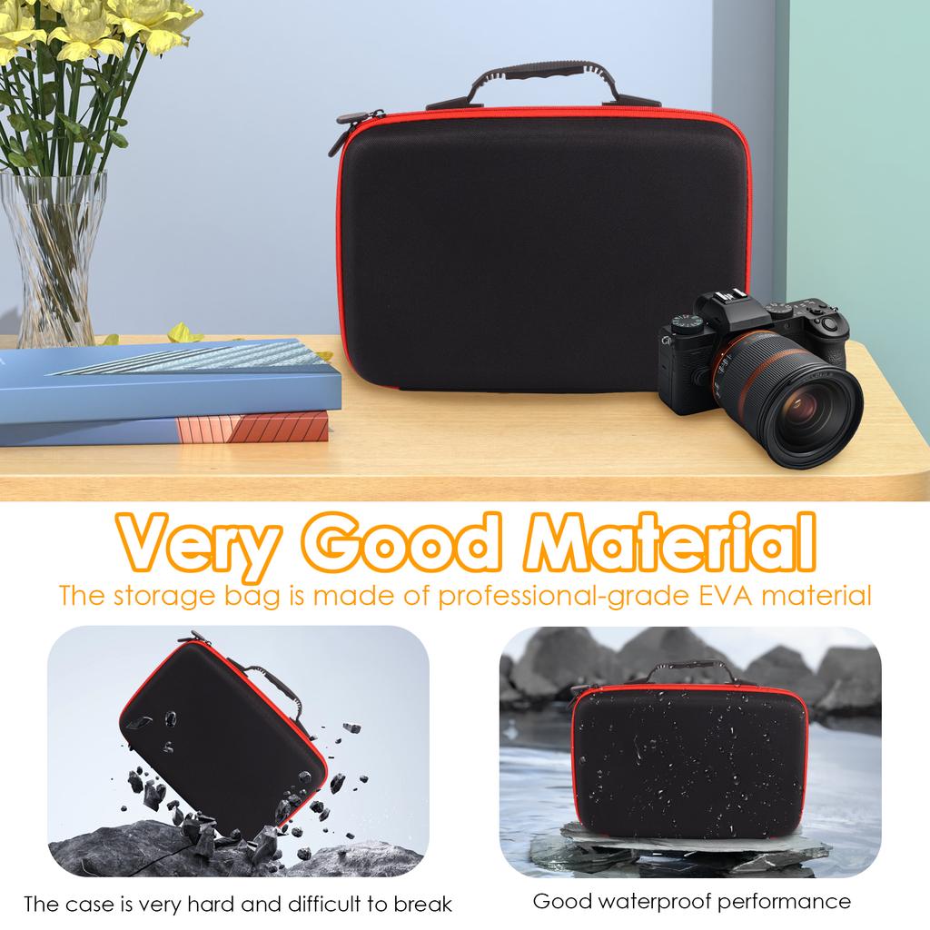 Противоударный кейс для инструментов с пеной Портативный защитный кейс из EVA Легкий кейс-ракушка для хранения Электронного оборудования Камер