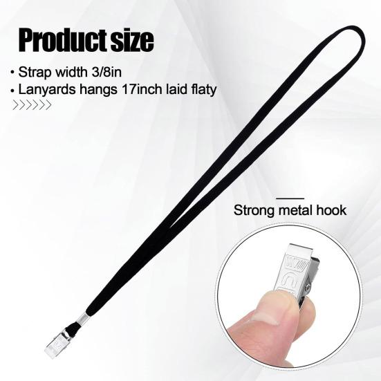 20 шт. держателей для ID-карт со шнурками Прозрачные Водонепроницаемые Запечатываемые Горизонтальные или Вертикальные Бейджи для Имен и Шнурки-ожерелья для Ношения на Шее