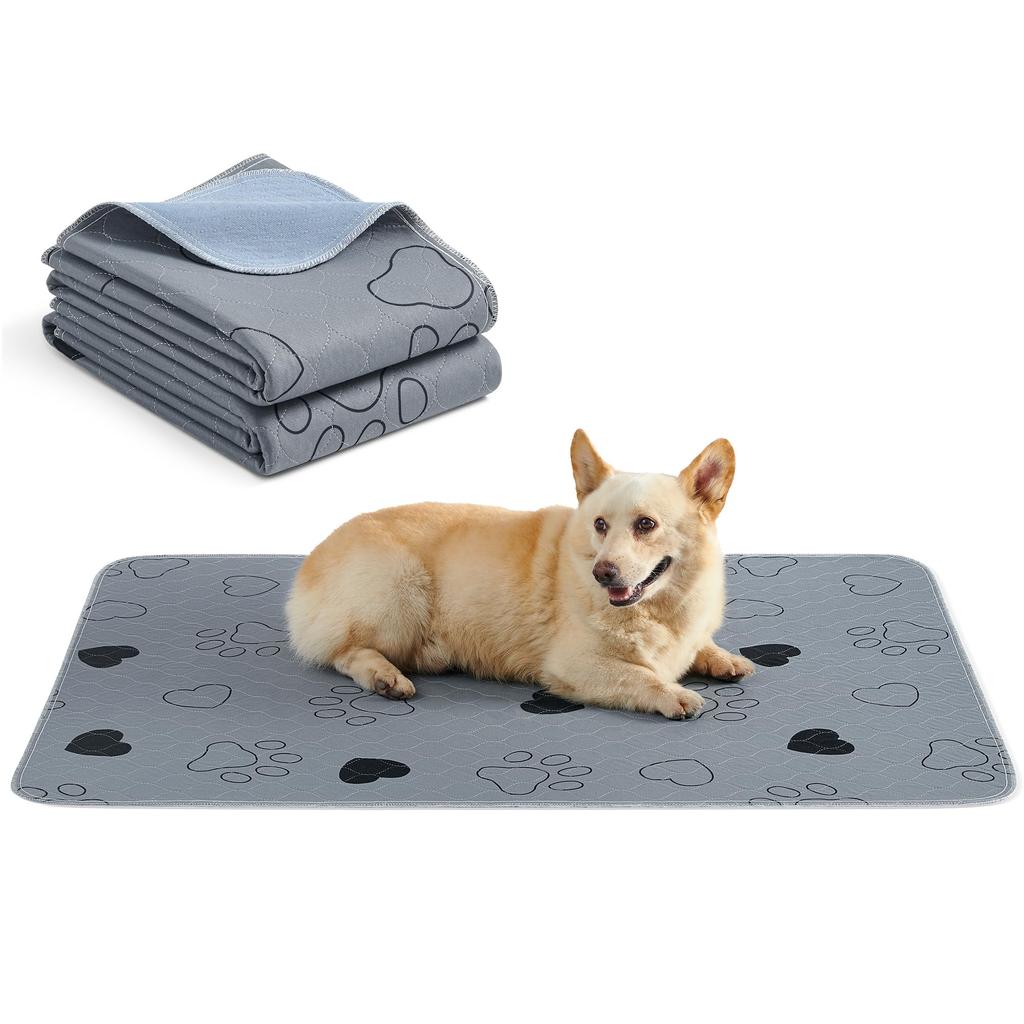 FEANDREA Pet Mat Set of Dog Mat Pee Pet For Dogs and 91 x 122 см PTD036G01 2, Коврик, Брезент, Кошки, Моющийся, Впитывающий, Противоскользящий, Антибактериальный,