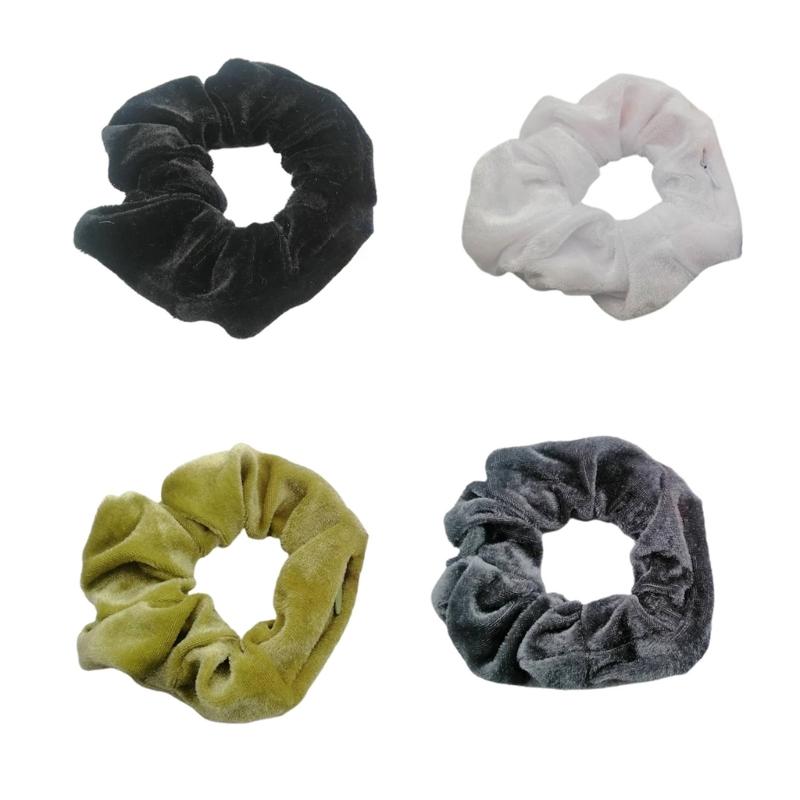 Модные резинки для волос Мягкие скранчи с карманом на молнии для денег для женщин для спортзала, спорта, путешествий, держатель для хвостика