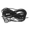 Elastic Rope Stretch Cord 2.1mm 5m Solid Latex High Strength Elastic String for Tennis Training Outdoor Sports Black