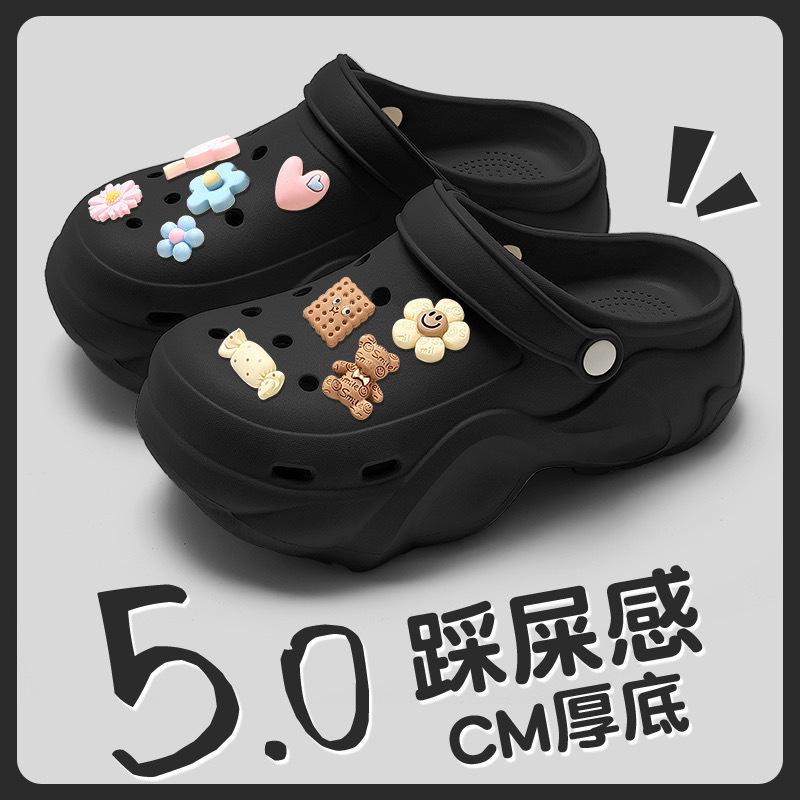 Новые летние женские Crocs 2025: Поддержка свода стопы, Толстая подошва, Внешний слой из ЭВА, Нескользящая, Мягкая подошва.