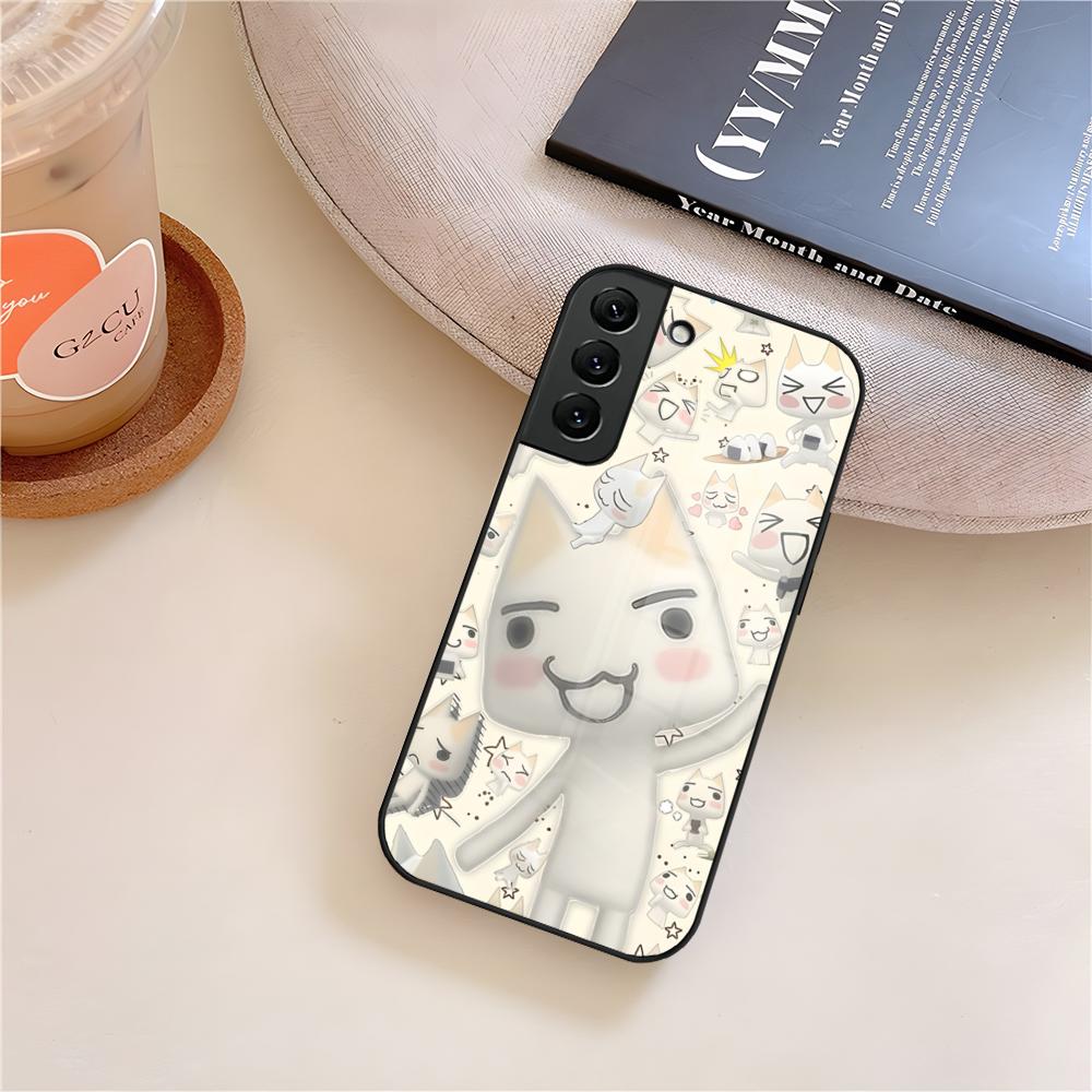 Мультяшный Иноуэ Торо Милый Чехол для Телефона Стекло Для Samsung Galaxy S25 S23 S24 S21 S22 S20 Ultra Fe Plus A15 A14 Чехол