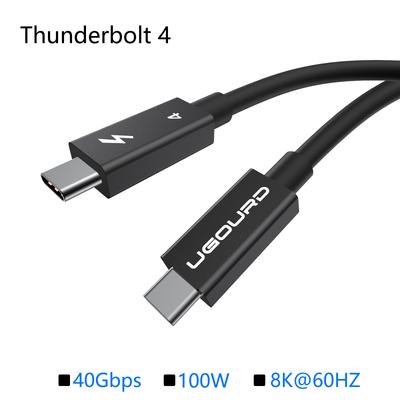 100 Вт коаксиальный кабель Thunderbolt 4 Type C Egpu кабель 2 м Thunderbolt3 передача данных USB 4 кабель 8K 60 Гц для Macbook LG Dell