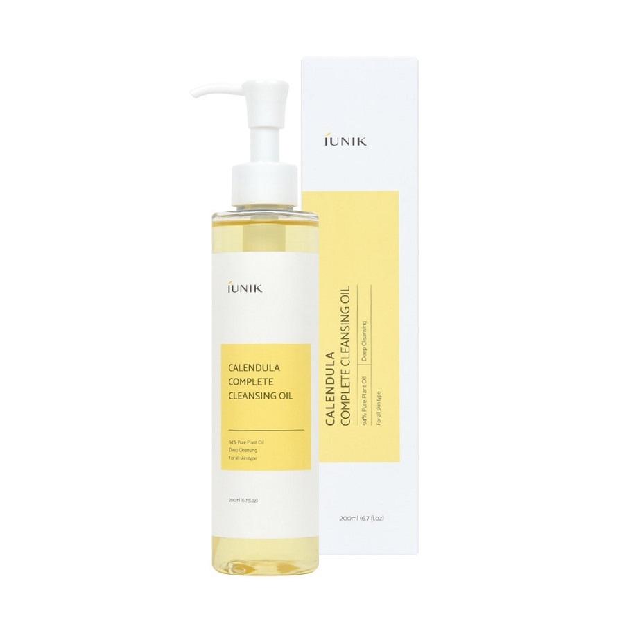 IUNIK Calendula Complete Cleansing Oil, 200 мл - Масло для демакияжа с маслом календулы