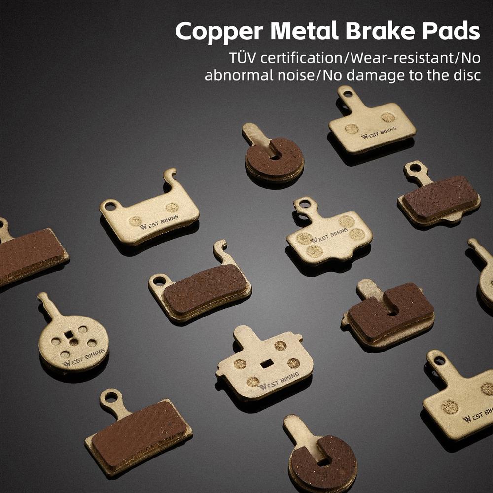 Велосипедные дисковые тормозные колодки Полуметаллические тормозные колодки на медной основе Износостойкие тормозные детали для горного велосипеда