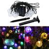 Globe Solar , 20 30 50 LED Outdoor Bulb ,Waterproof 8 Modes Powered Lights for Patio, Garden,