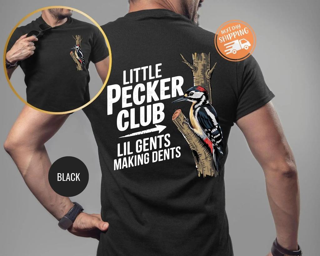 Футболка Little Pecker Club Модный топ Спортивный повседневный Свободная футболка Футболка оверсайз Уличная одежда Хлопковая одежда с принтом Унисекс