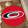 Hurricanes Team Spirit Round Rug for Livingroom,Bedroom, Palyroom, Chair Rug, Area rug, Circle Carpet, Large Size Decor Fan Christmas gift