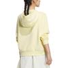 Adidas Lounge FW24 Elevated Doubleknit Hoodie Women Hoodies Yellow JJ3545