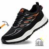 Safety Work Sneakers Breathable Security Shoes for Men Anti Smashing Steel Toe Boots for Men Light Weight Safety Shoes for Men