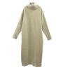 Uncrave Long Sleeve Wool Mix Long Dress 1 Gray Women Used