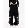 Women's Hip Hop Drawstring Sweatpants: Spring/Autumn Wide-Leg Casual Pants