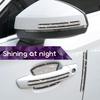 10PCS Car Door Handle Bling Rhinestones Stickers Universal Auto Door Handle Scratch Cover Guard Protective Film Pad With Safety Reflective Strips
