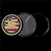 Позолоченная сувенирная монета США Морские Сухопутные Воздушные Силы Команда Печати Командный Вызов Департамент Военно-морских Сил Военная монета