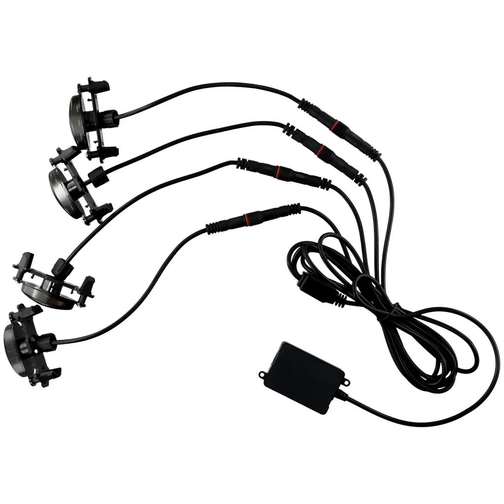 Светодиодные фонари для решетки автомобиля для Tacoma для Ford F150 F250 F350 в стиле Raptor, цветные RGB комплекты ламп, беспроводное управление по Bluetooth