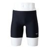 Basic Half Spats N2MBAA01 Black for Competitive and School Swimwear (16cm Inseam) Swimming, Swimming, Practice,