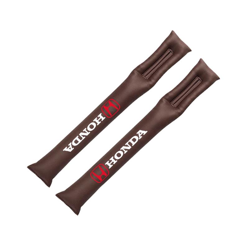 AAFW1 Car Seat Gap Filler Strip Soft Pads Leather Car Styling Spacer For Honda civic accord fit jazz pilot CRV odyssey passport city