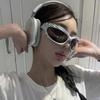 Fashion Wings Y2k Personality Ladies Sunglasses Cool Hip Hop Trend Suitable for Street Stage Party Accessories