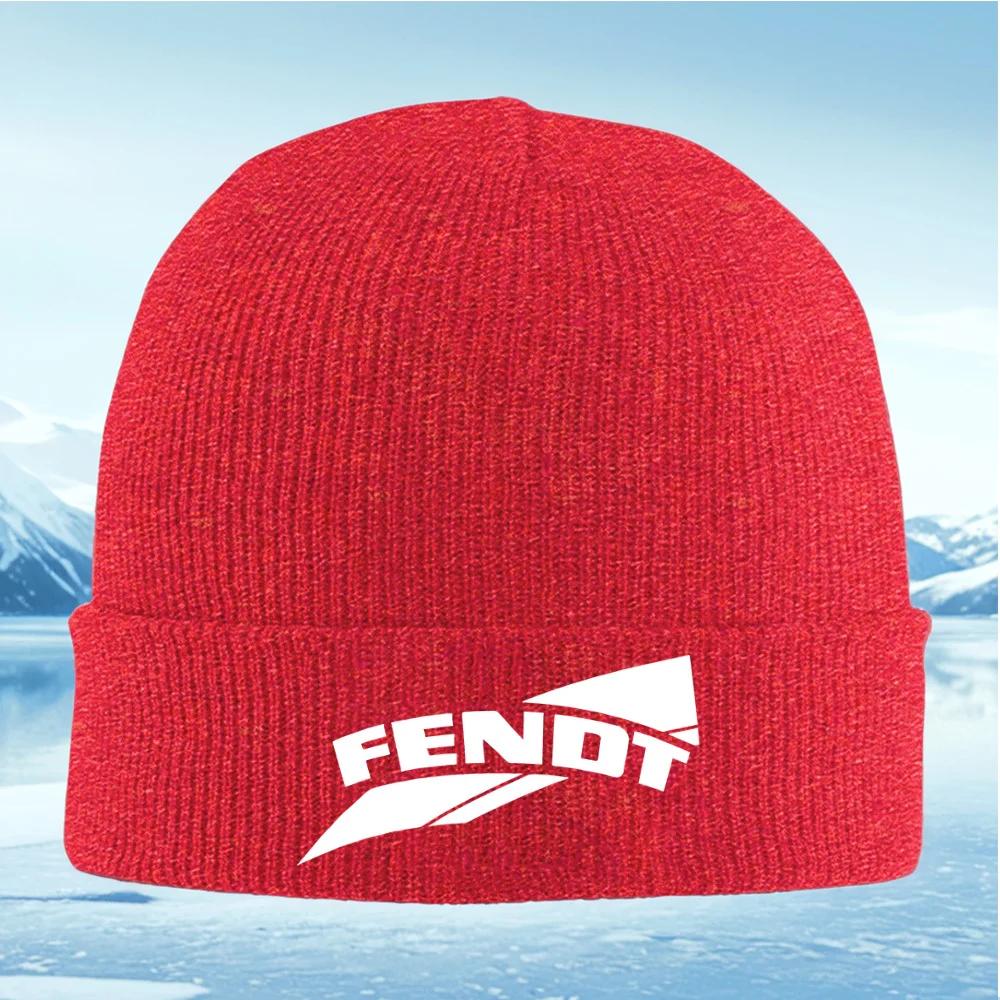 White logo with curved word and shapes Unisex Women Unisex Knitted Hat Beanie Pullover Cap Winter Thermal Warm Christmas Outd