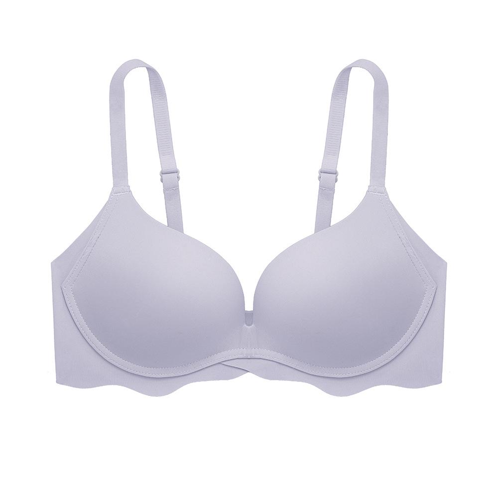 Новое женское нижнее белье телесного цвета без следов, бюстгальтер с кольцами из нержавеющей стали