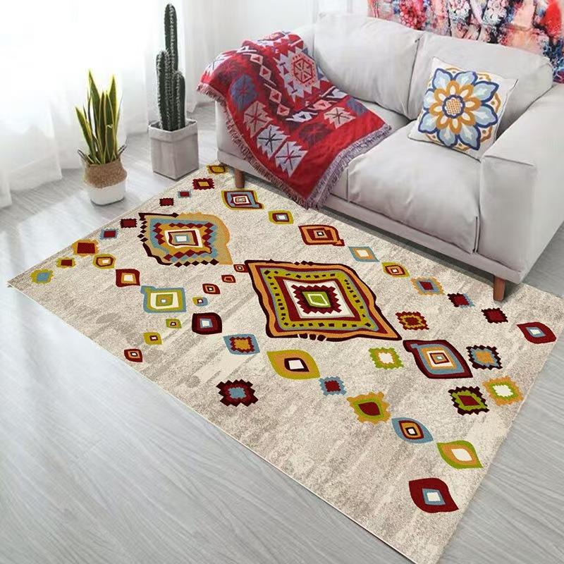 Europe Persia Bohemia Style Luxury Carpet Living Room Sofa Bedroom Study Kitchen Entrance Door Mat Non-slip Retro Home Decor Rug