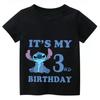 2026 Print Kids Clothes It's My 1 2 3 4 5 6 7 8 9 Years Birthday Boys Girls T Shirt Cute Baby Children T-Shirts