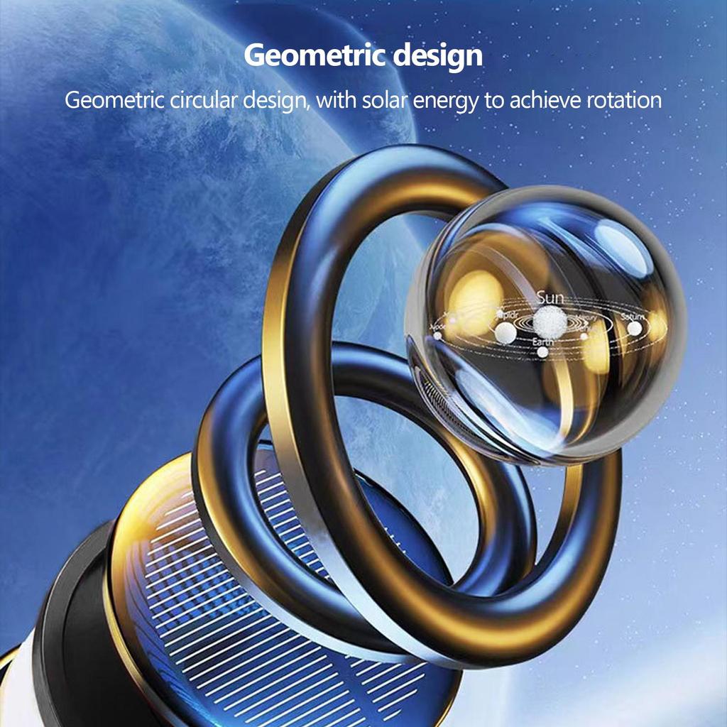 Автомобильный ароматизатор с солнечной энергией, межзвездный подвесной освежитель воздуха на 360°, аксессуары для интерьера, мужские и женские духи