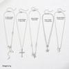 5pcs Elegant Necklace Set For Women Sparkling Zircon Fashion Butterfly Heart Cross Bow Pendant Necklaces Party Jewelry Gift 2026