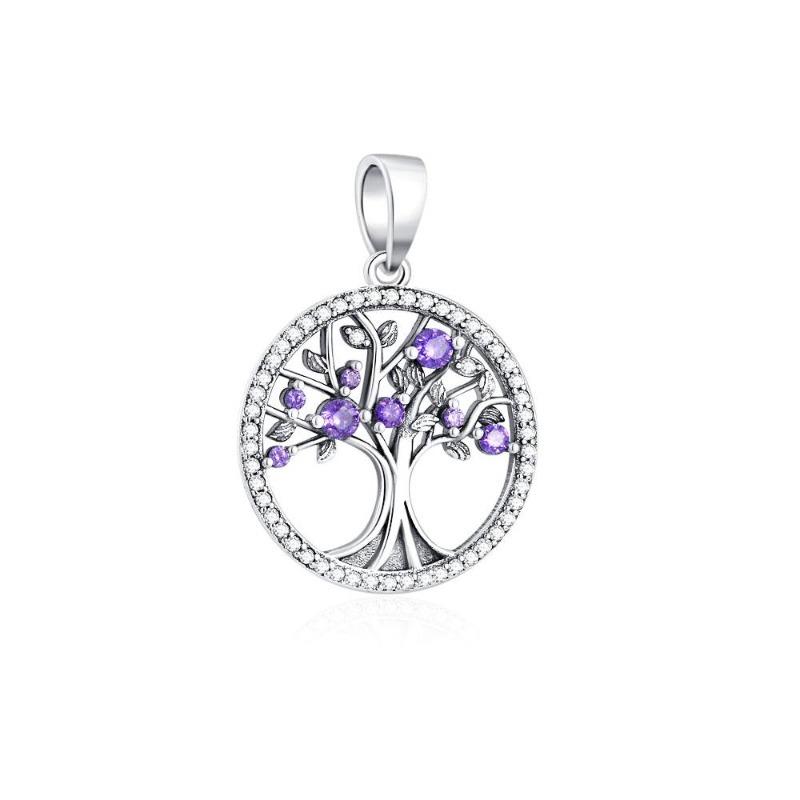 New Copper Clover Pendant Fit Original Women Bracelet Diy Fine Dangle Jewelry Life Tree Bead Spring Charm Amulet Gift