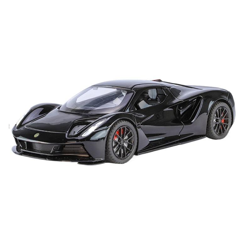 1/24 Lotus EVIJA Alloy Pure Electric Sports Car Model Diecast Metal Track Racing Car Vehicle Model Sound and Light Kids Toys Gift